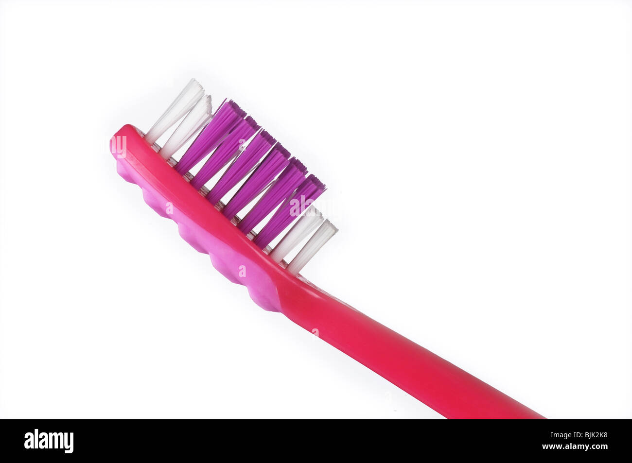Spazzolino da denti rosa Foto Stock
