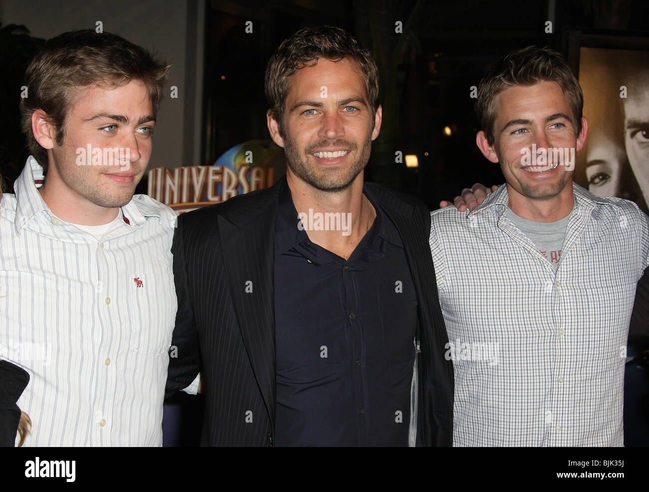 CODY WALKER PAUL WALKER CALEB WALKER Fast & Furious PREMIERE MONDIALE BURBANK LOS ANGELES CA USA 12 Marzo 2009 Foto Stock