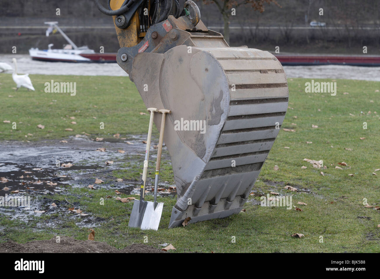 Innovativo per la cerimonia per il diluvio delle misure di controllo, Coblenza, Renania-Palatinato, Germania, Europa Foto Stock