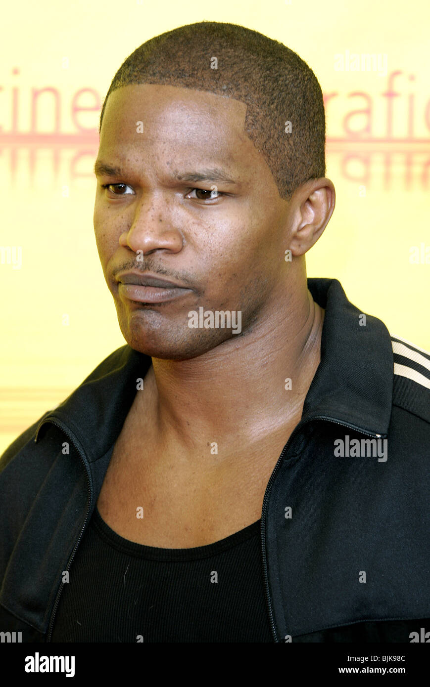 JAMIE FOXX COLLATERAL PHOTOCALL Lido Venezia Italia 03 Settembre 2004 Foto Stock