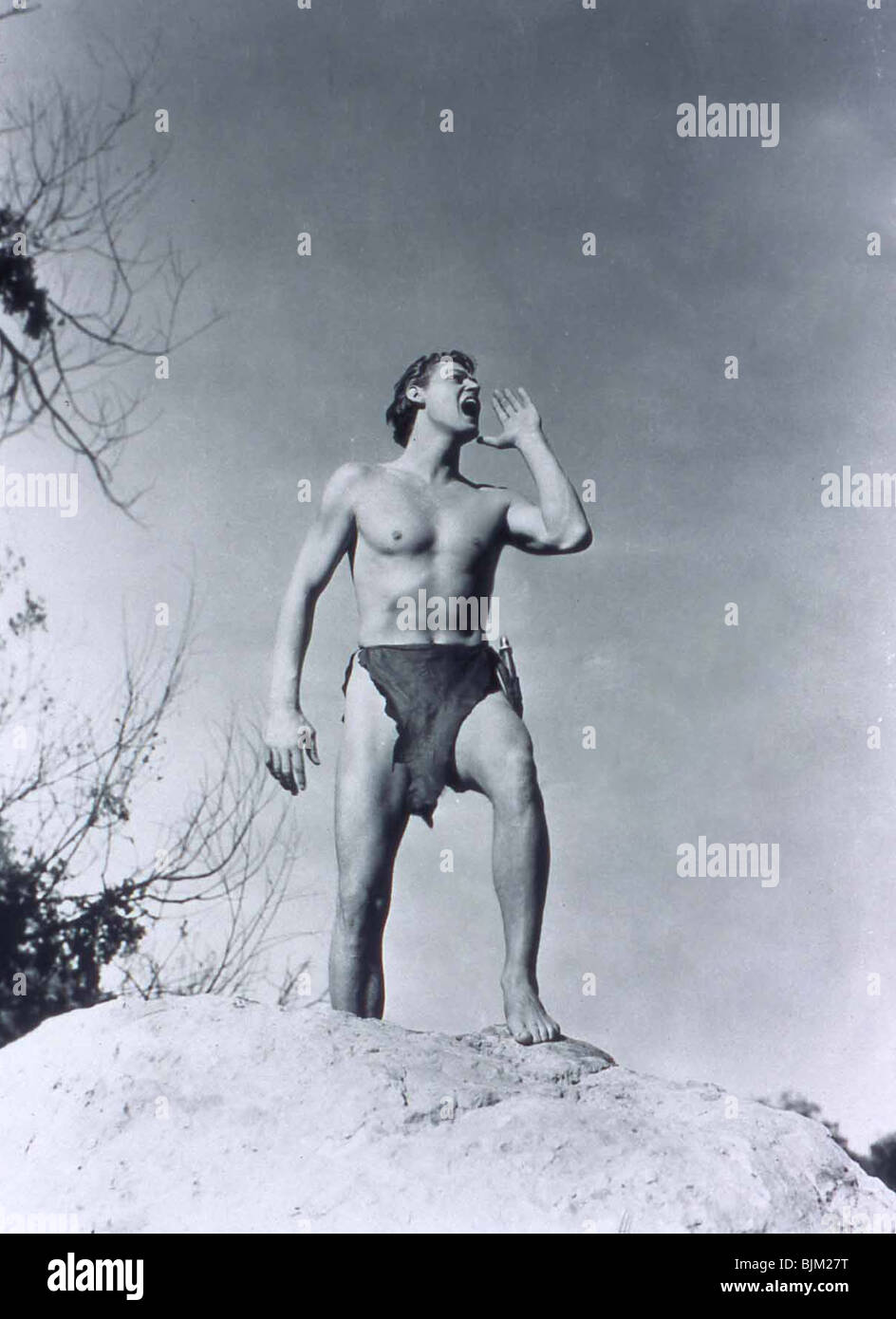 TARZAN L'Ape Man (1932), Johnny Weissmuller SULLA W.S Van Dyke (DIR) 004 Foto Stock