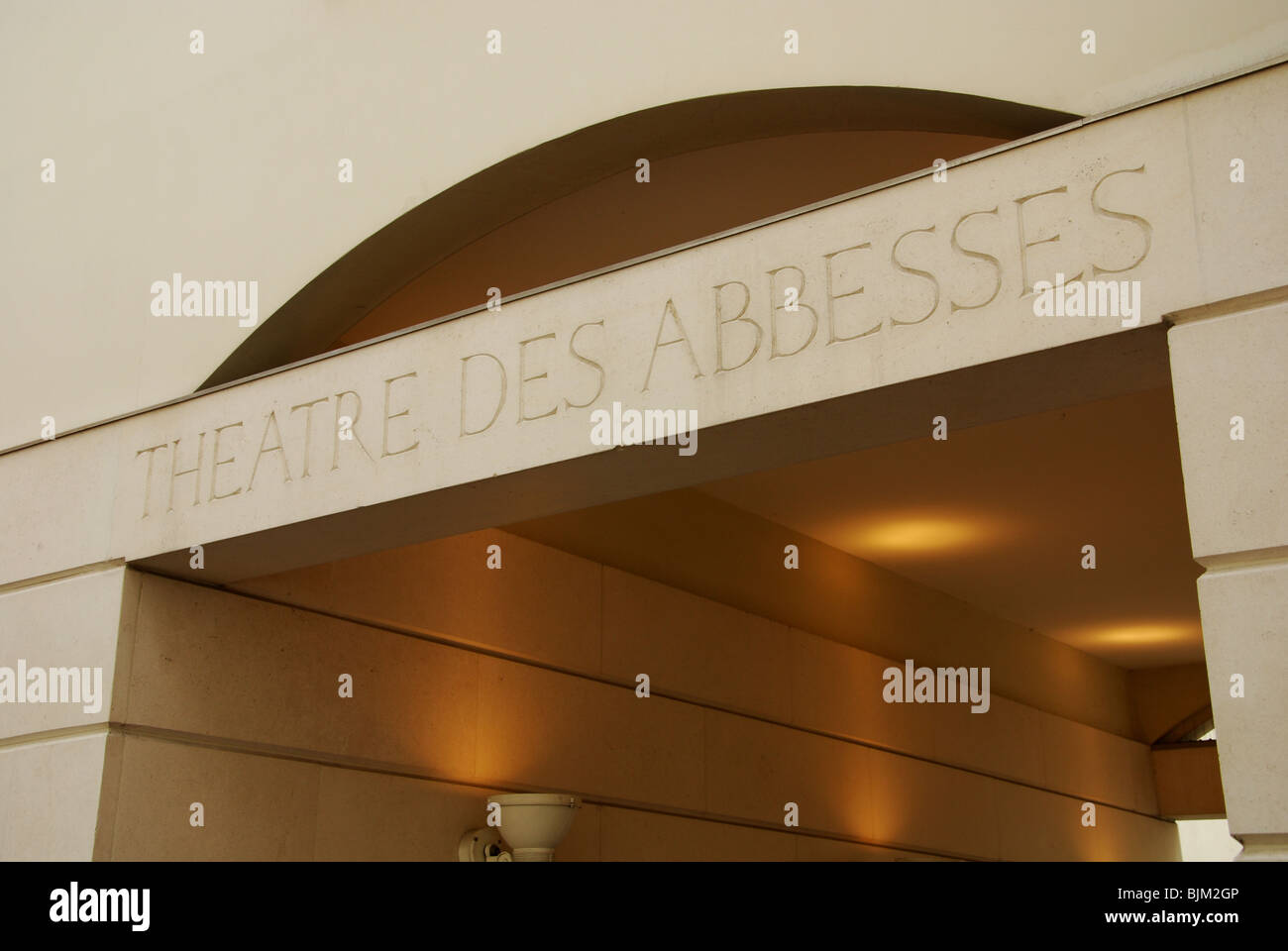 Theatre des Abbesses, Montmartre Parigi Francia Foto Stock