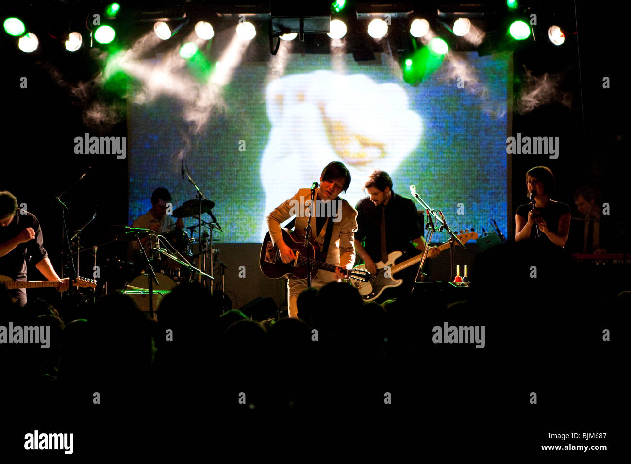 La band tedesca di ottenere ben presto live in sede Schueuer, Lucerna, Svizzera Foto Stock