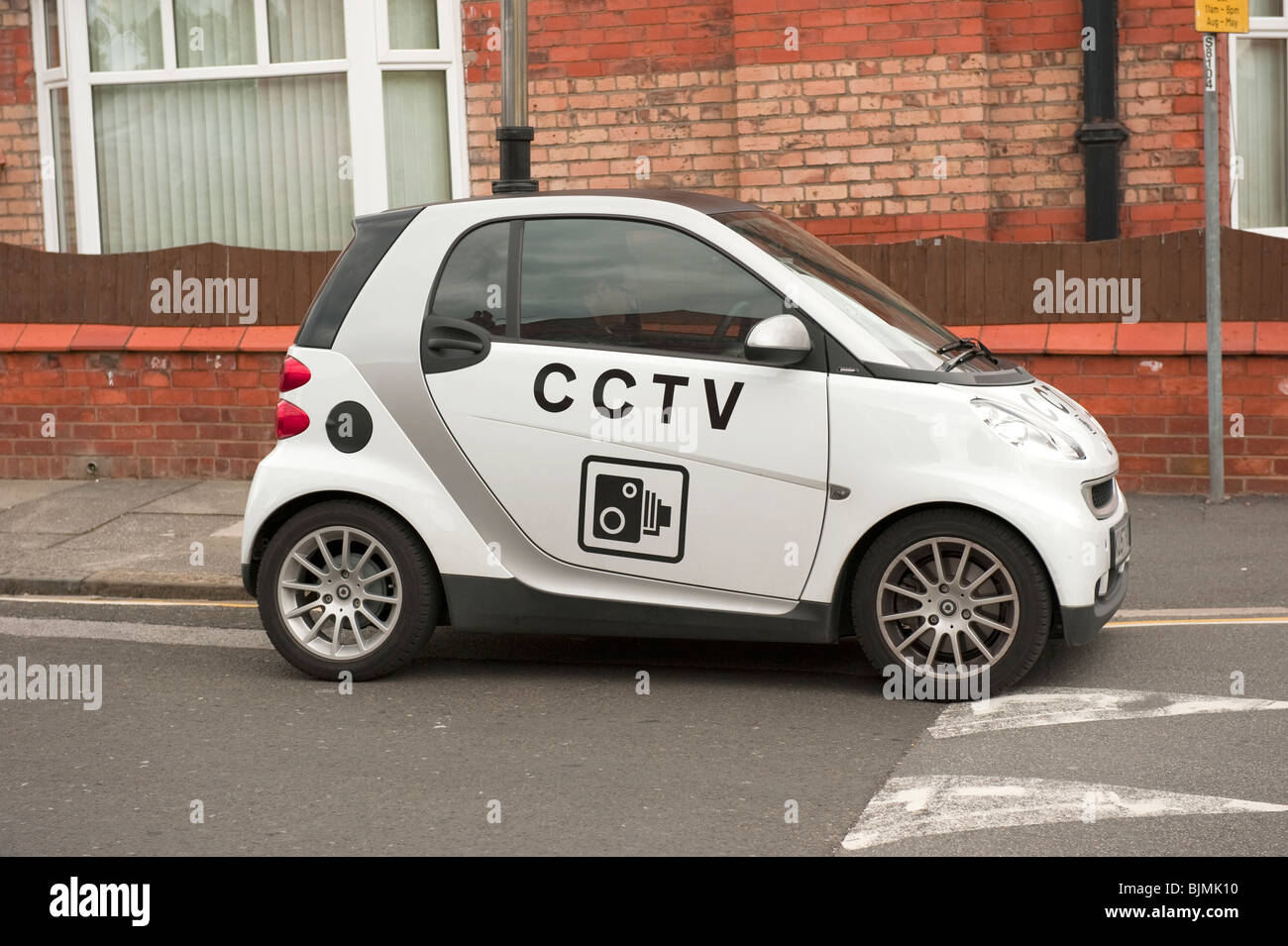 Tvcc Mobile auto per traffico di emissione di biglietti di parcheggio REGNO UNITO Foto Stock