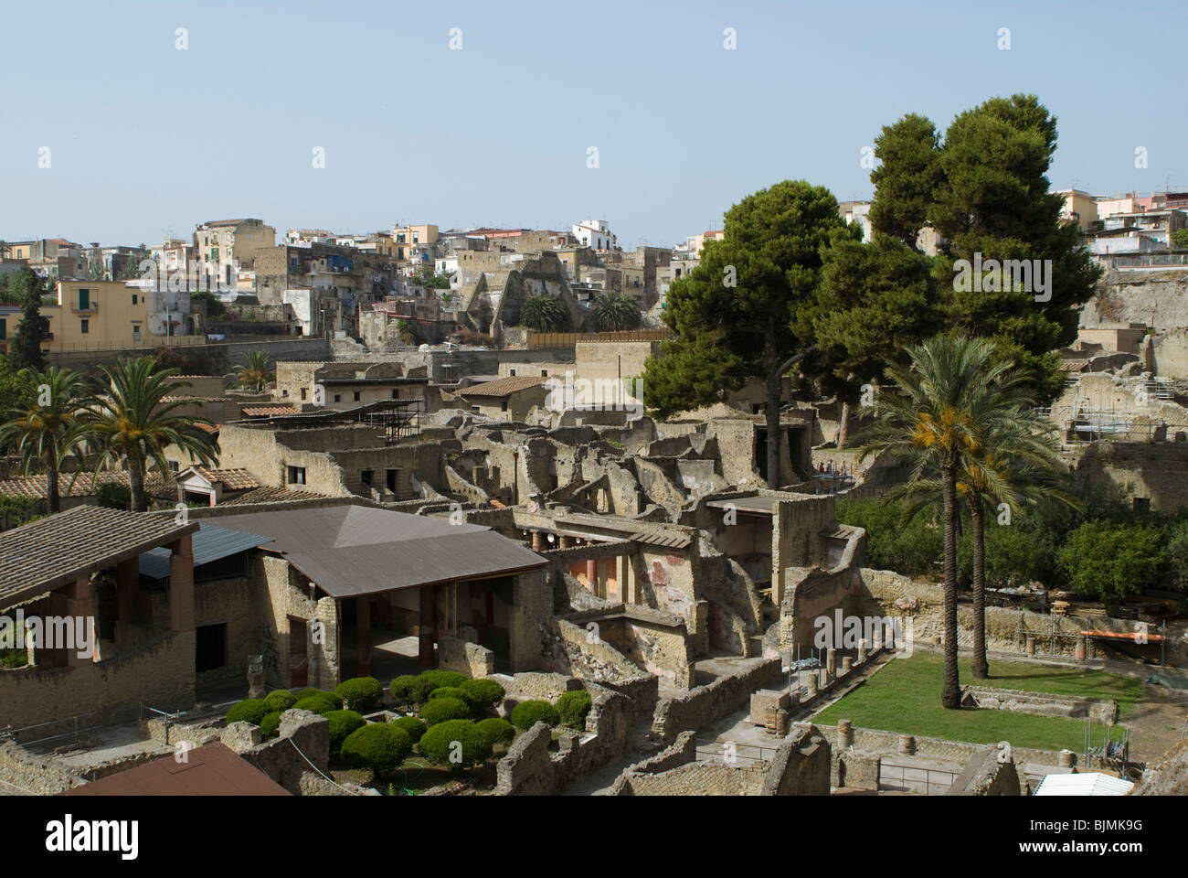 Italien, Kampanien, Neapel, Herkulaneum (Ercolano), römische Ausgrabung | Italia, Campania, Ercolano Foto Stock