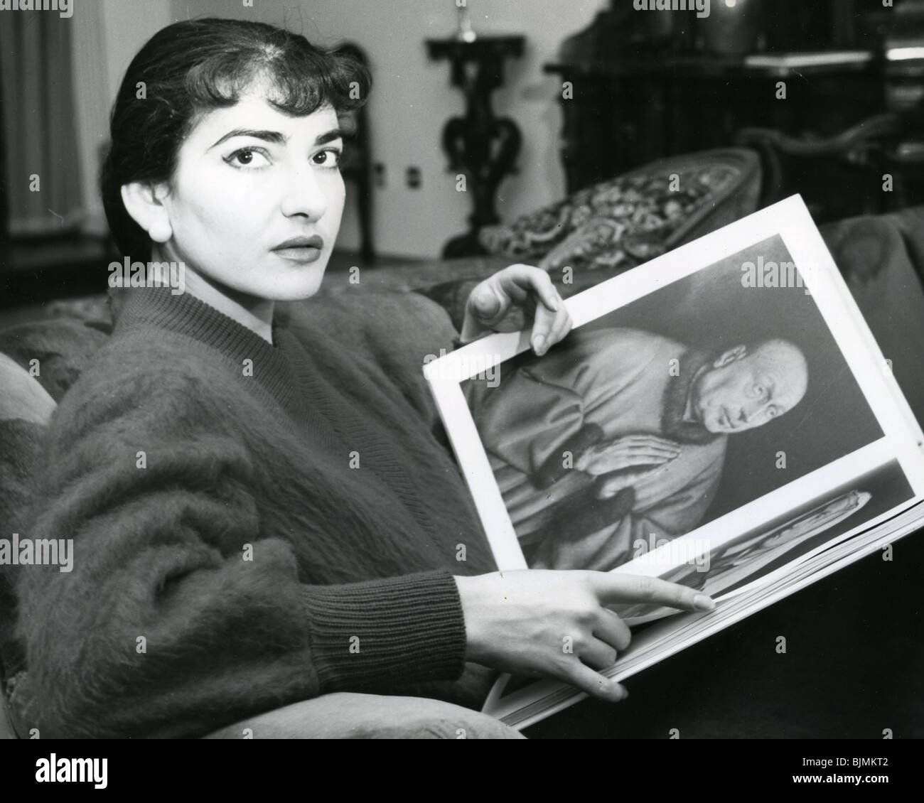 MARIA CALLAS - soprano lirico circa 1952 Foto Stock