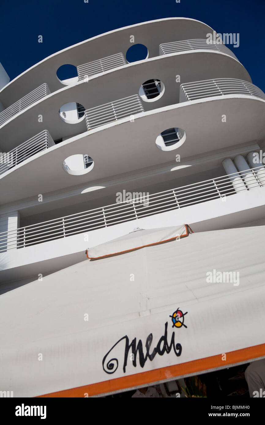 La Medi Bar & Grill 1052 Ocean Drive, Miami Beach, Florida, Stati Uniti d'America Foto Stock