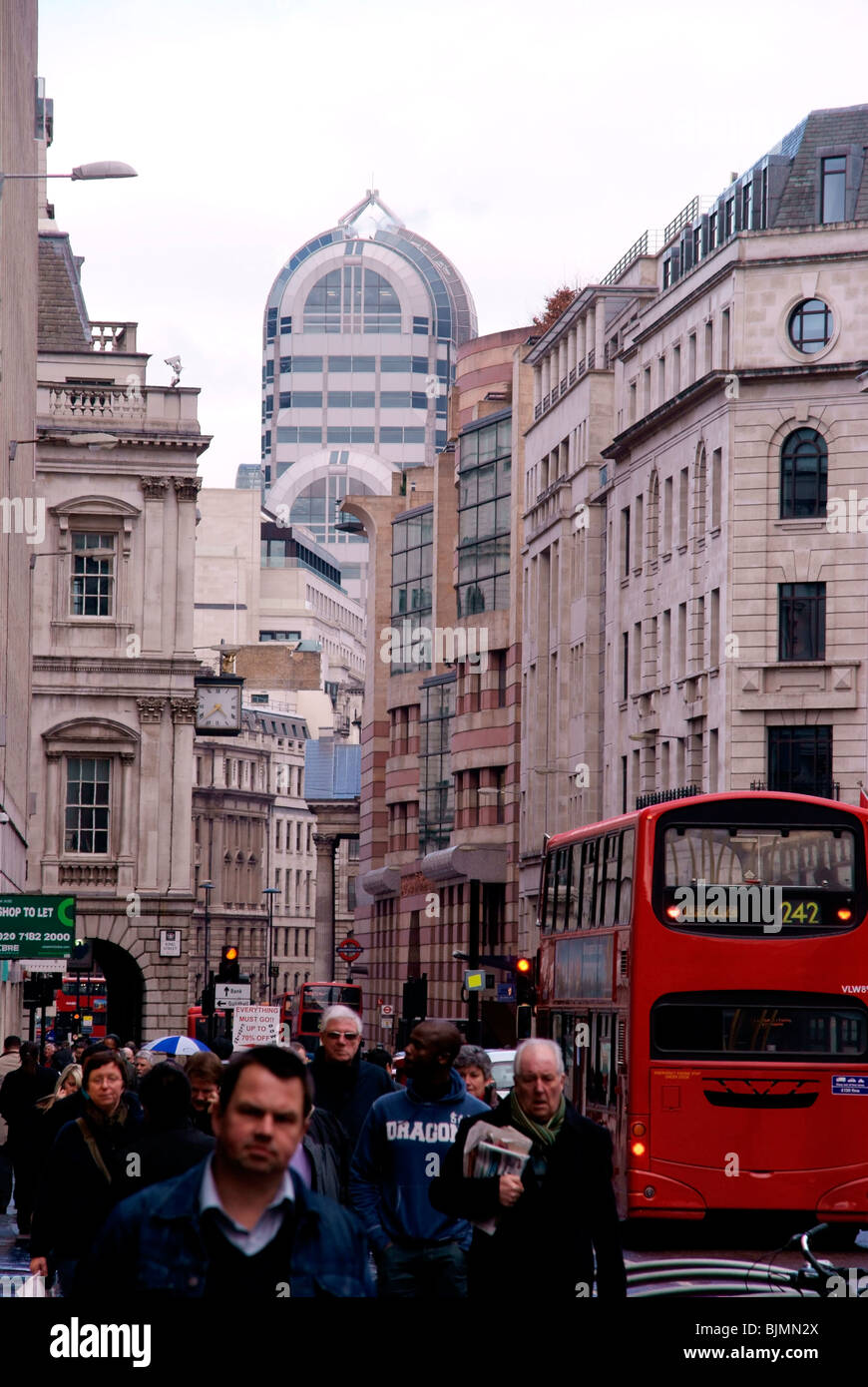 City of London street scene Foto Stock