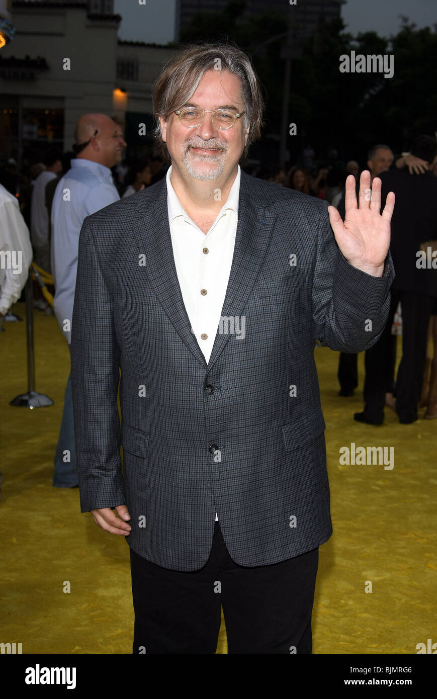 MATT GROENING I Simpson - IL FILM PREMIERE WESTWOOD LOS ANGELES STATI UNITI D'AMERICA 24 Luglio 2007 Foto Stock