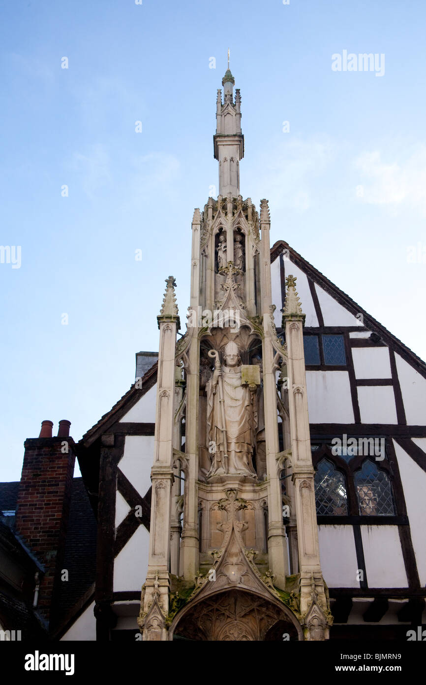 Città cross o Buttercross, Winchester, Hampshire, Inghilterra. Foto Stock