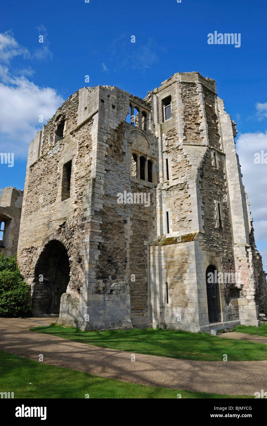 The Gatehouse a Newark Castle, Newark-su-Trent, Nottinghamshire, Inghilterra. Foto Stock