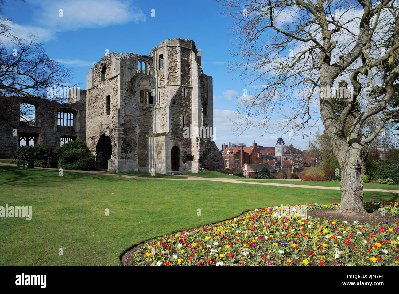 The Gatehouse a Newark Castle, Newark-su-Trent, Nottinghamshire, Inghilterra. Foto Stock