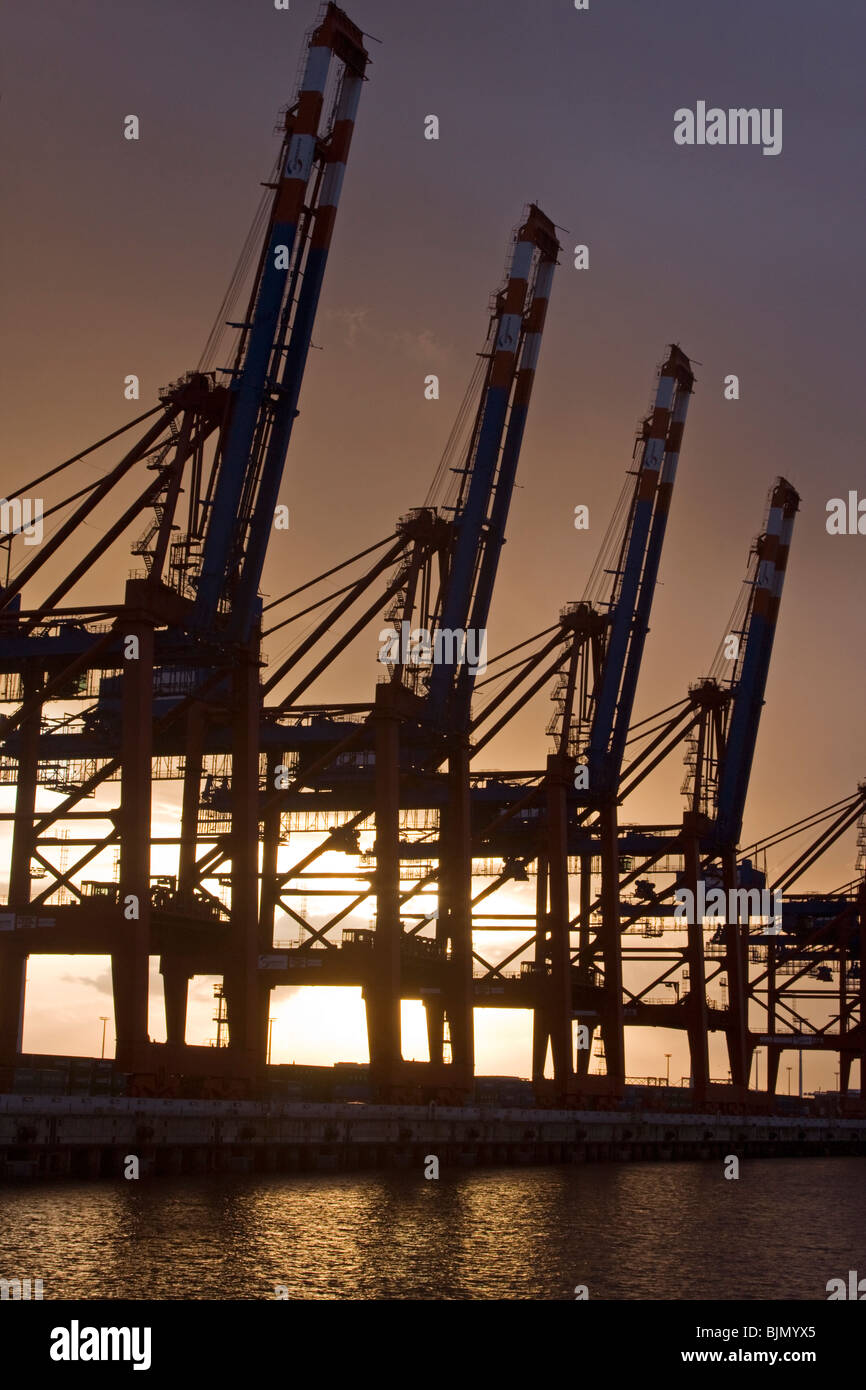 Crisi finanziaria in un porto Foto Stock