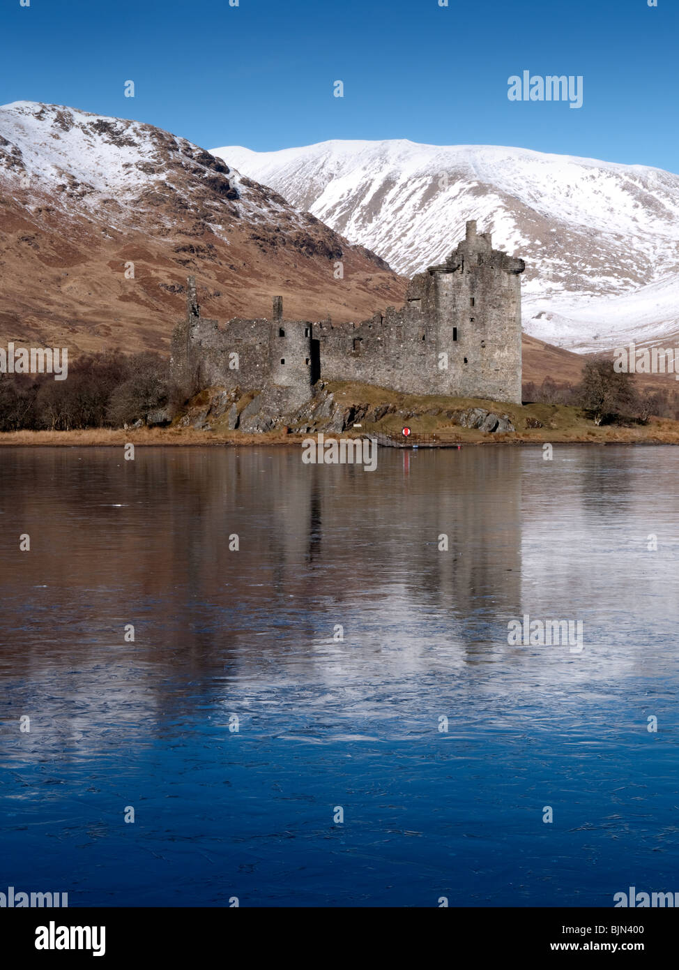 Kilchurn Castle e Loch Awe, Argyl & Bute, Scozia Foto Stock