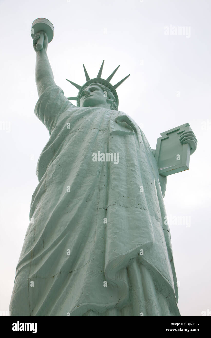 La replica della statua della Libertà, da Liberty Storage & Magazzino ca. 1900 Foto Stock