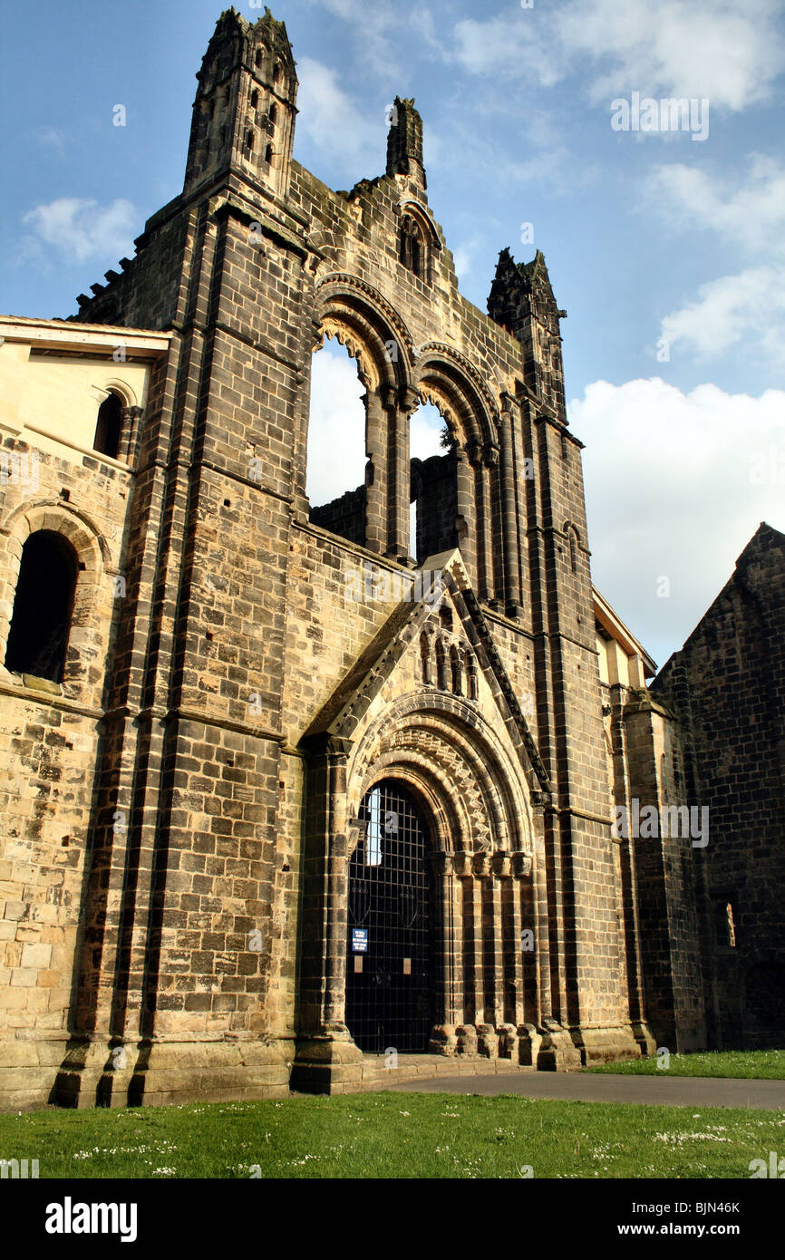 Abbazia di Kirkstall Leeds Yorkshire medievale monastero cistercense una parte unica della storia e del patrimonio di Leeds Foto Stock