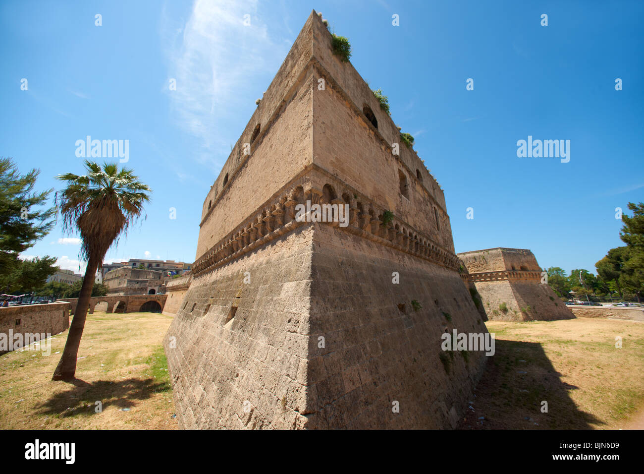 Castello di bari, puglia, Italia Foto Stock