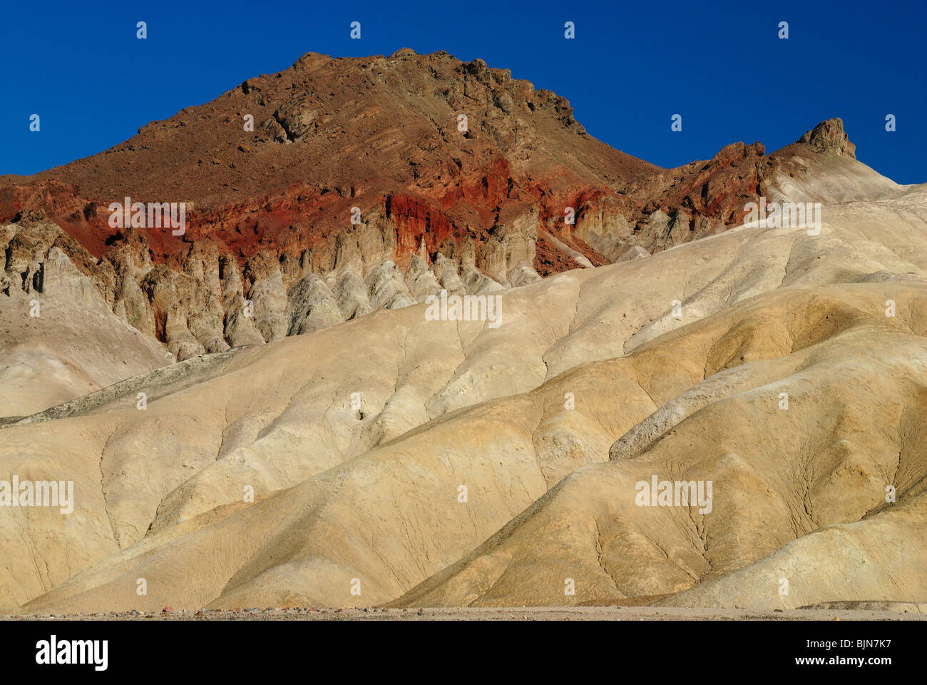 Vista panoramica del Parco Nazionale della Valle della Morte, lo stato della California Foto Stock