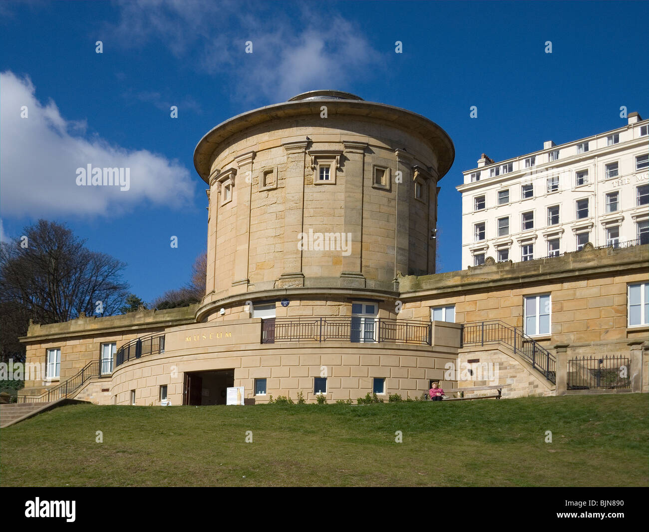 La Rotunda Museo Geologico fondata dal geologo pionieristico William Smith nel 1828 a Scarborough North Yorkshire Regno Unito Foto Stock