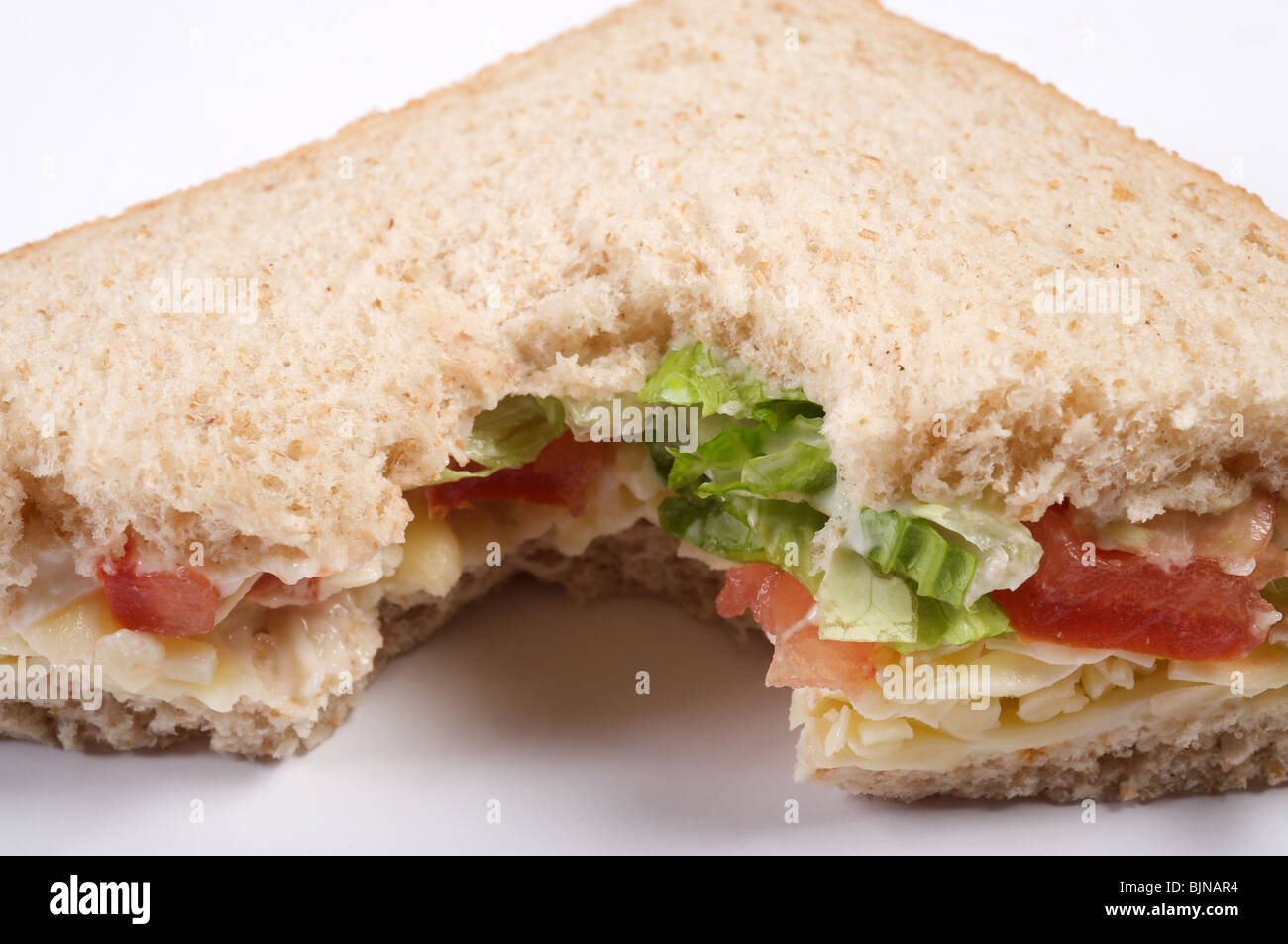 Pane e formaggio insalata panino Foto Stock