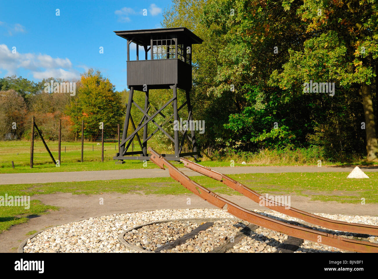 Di westerbork campo di concentramento memorial paesi bassi olanda Foto Stock