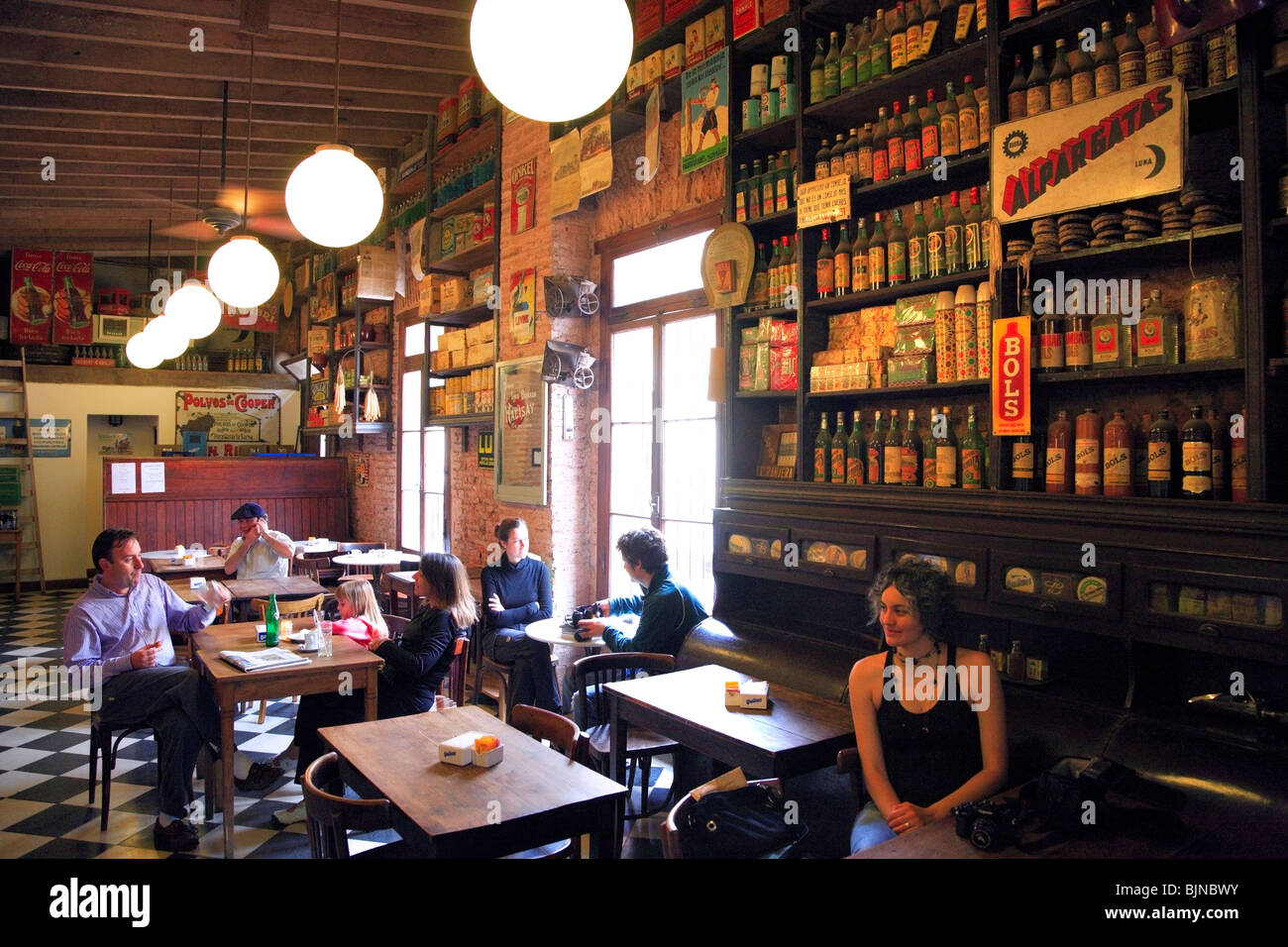 Il vecchio magazzino generale e Bar ("Pulperia'). San Antonio de Areco, Buenos Aires, Argentina Foto Stock