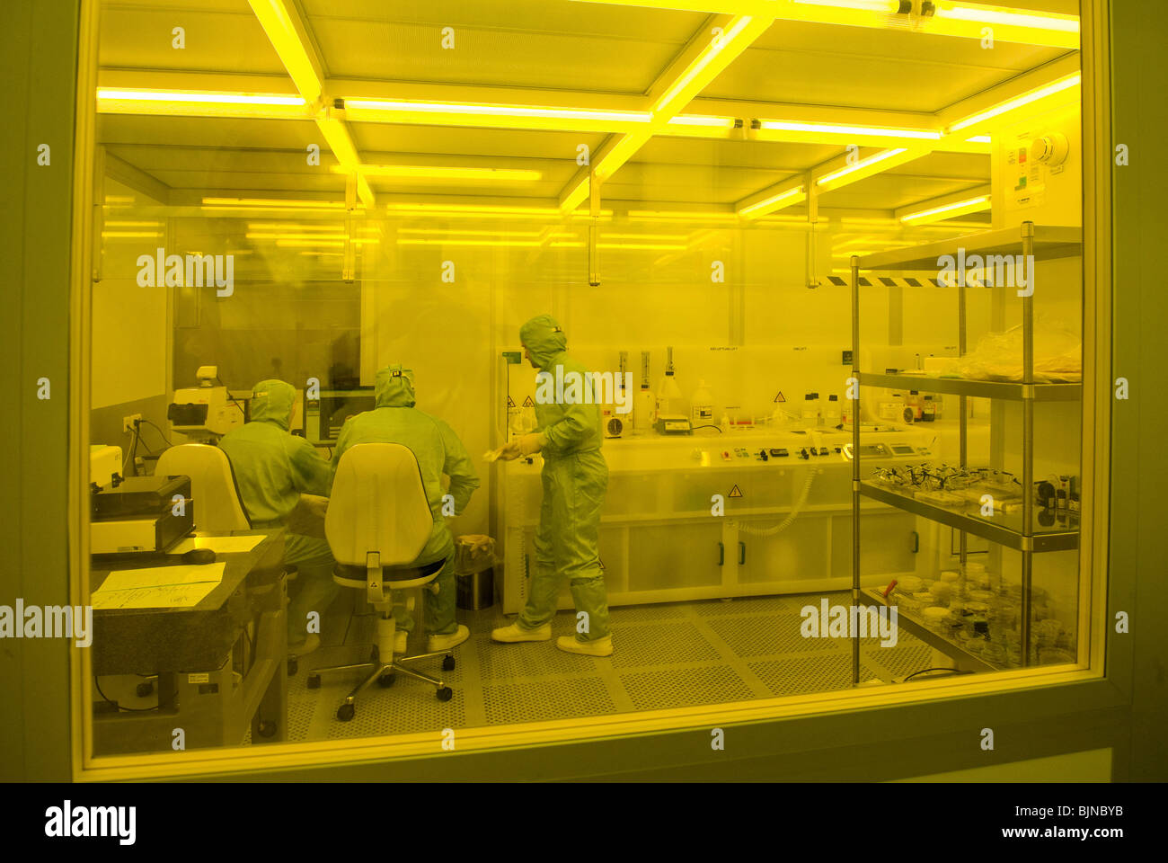 Laboratorio Scientifico presso la Technische Universität di Berlino, Germania Foto Stock