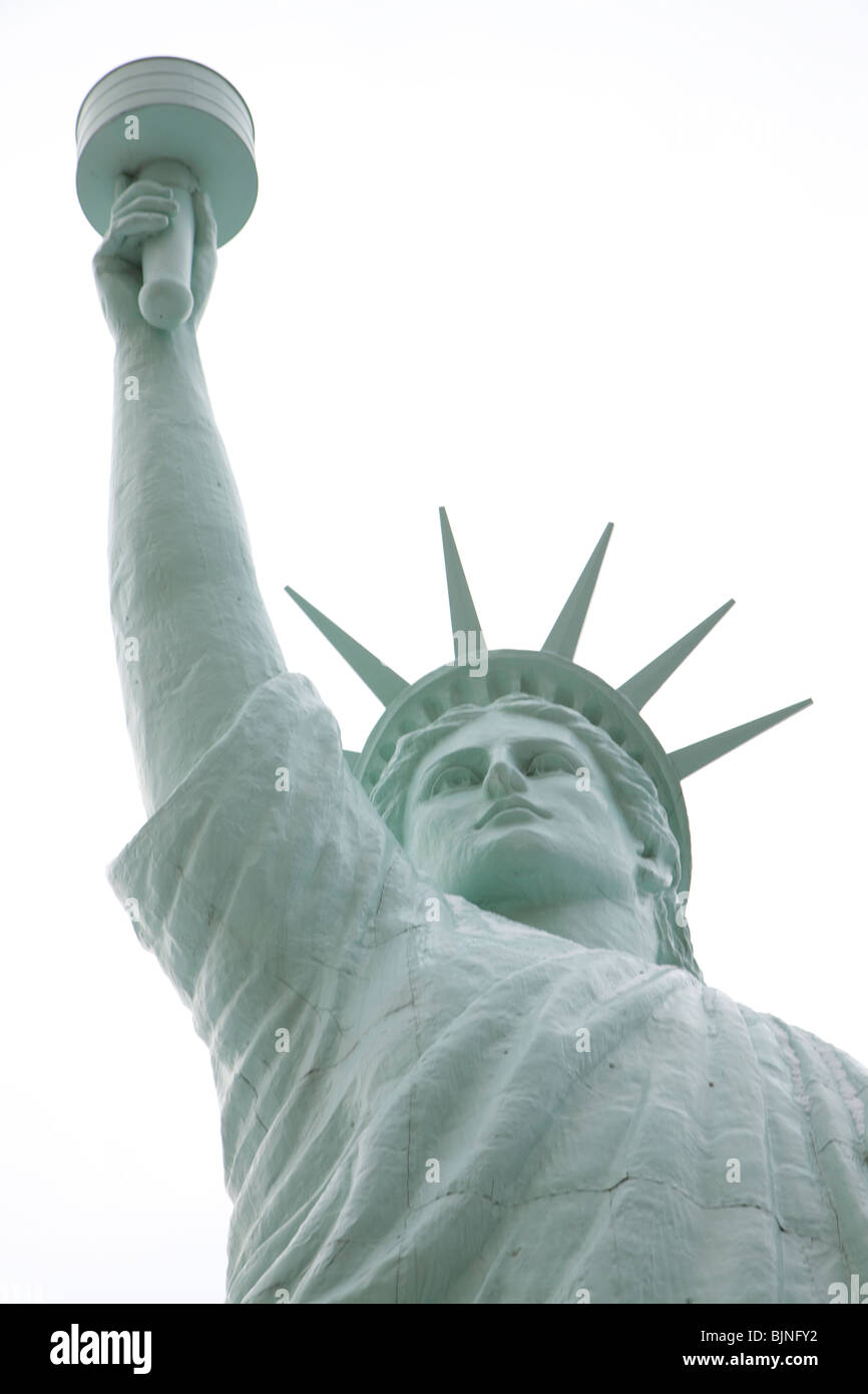 La replica della statua della Libertà, da Liberty Storage & Magazzino ca. 1900 Foto Stock