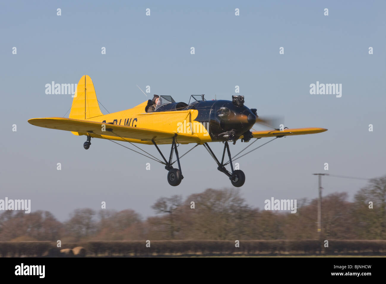 Ryan ST3KR G-RLWG in volo a Breighton Airfield Foto Stock