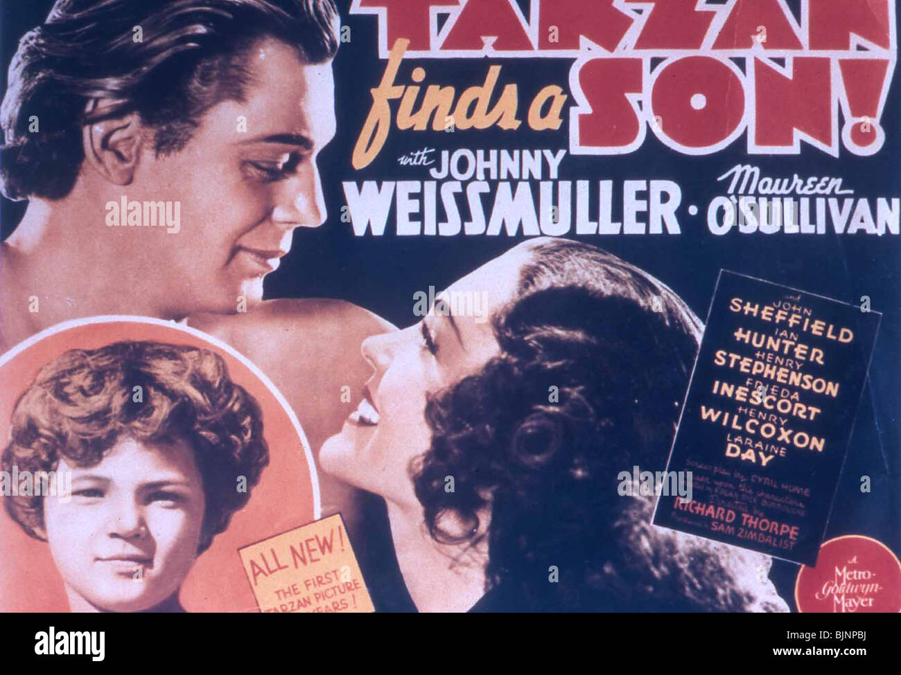 TARZAN TROVA UN FIGLIO! (1939), Johnny Weissmuller, Maureen O'Sullivan, Johnny Sheffield RICHARD THORPE (DIR) 001 Foto Stock
