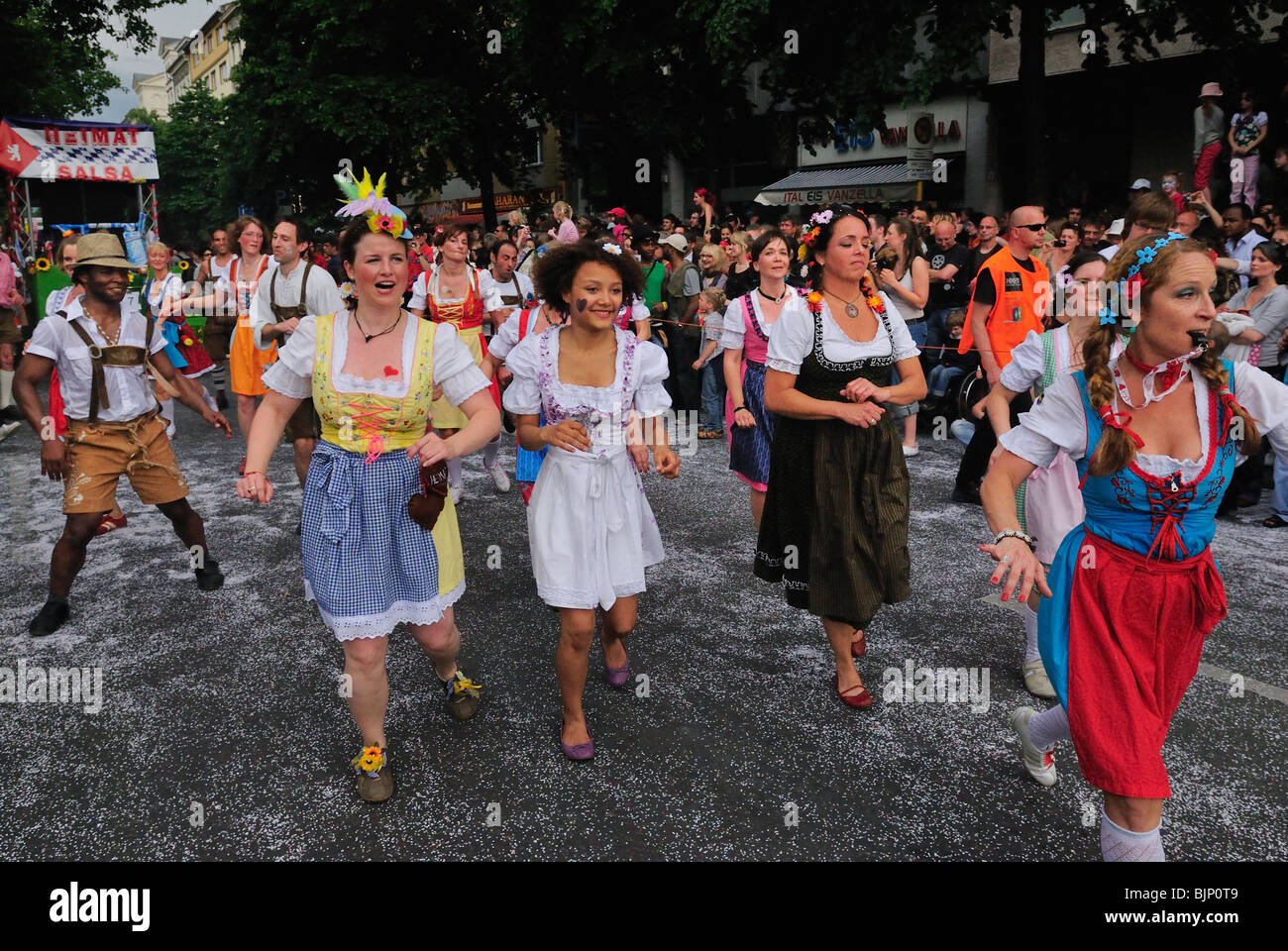 Karneval der Kulturen, il Carnevale delle culture di Berlino, quartiere di Kreuzberg, Germania, Europa Foto Stock