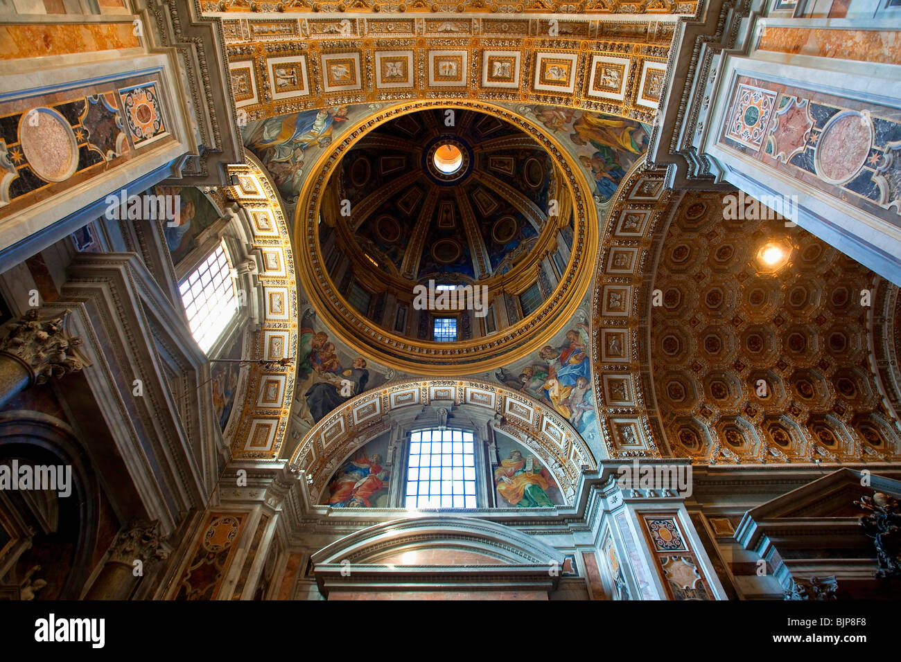 La Basilica di San Pietro, Roma Foto Stock