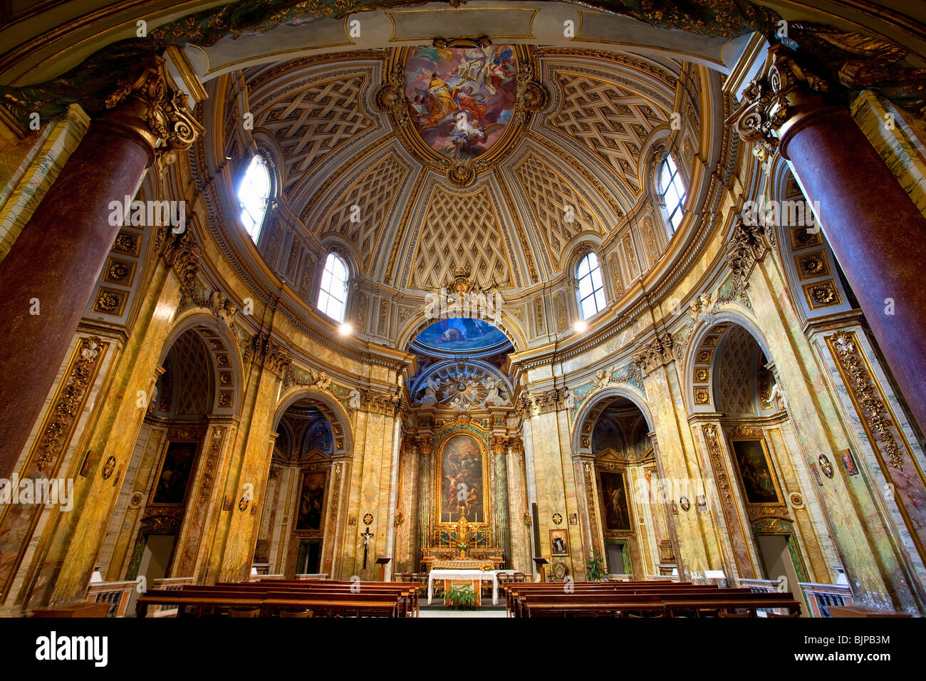 Chiesa della Santissima Trinità degli spagnoli, roma Foto Stock