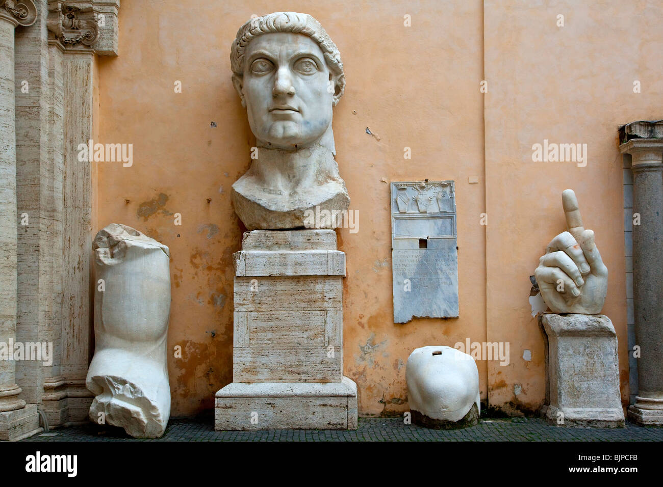 Palazzo dei Conservatori, Musei Capitolini di Roma, Italia Foto Stock