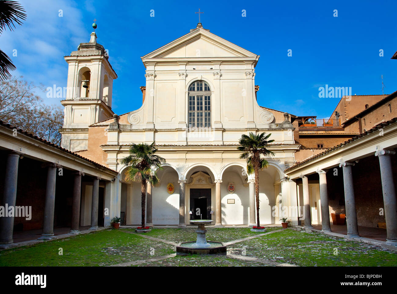 Alla Basilica di San Clemente, Roma Foto Stock