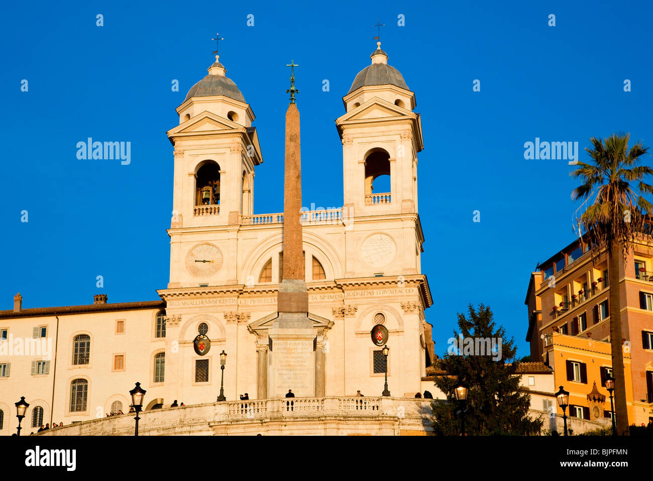 Chiesa di Trinità dei Monti, Roma Foto Stock