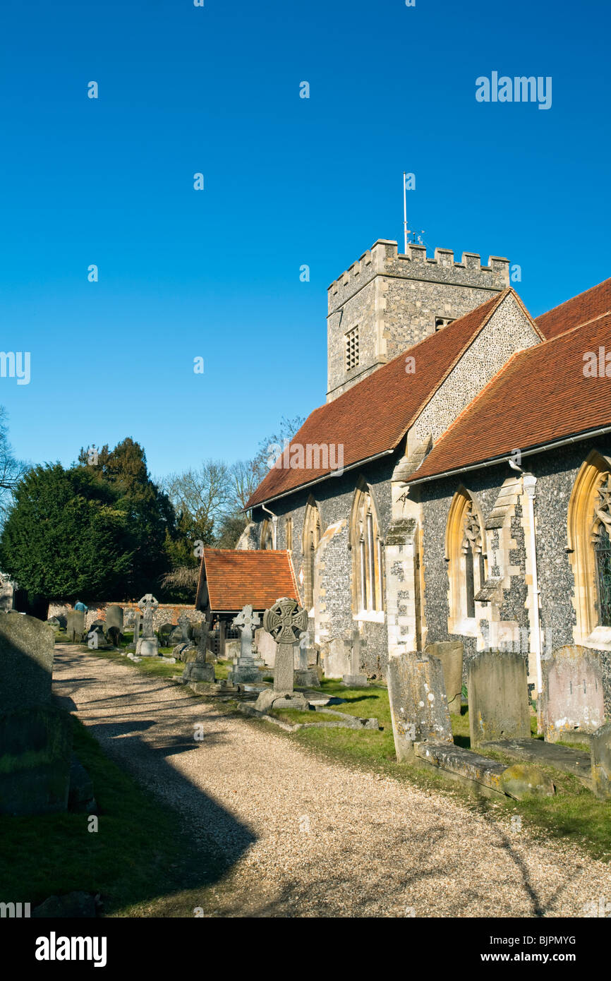 Sant'Andrea Chiesa di Sonning on Thames, Berkshire, Regno Unito Foto Stock
