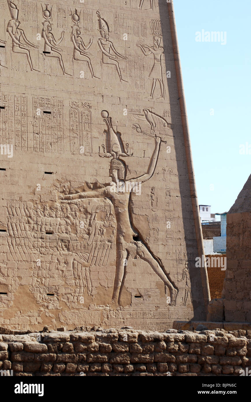 Il Tempio di Edfu Egitto numero 2877 Foto Stock