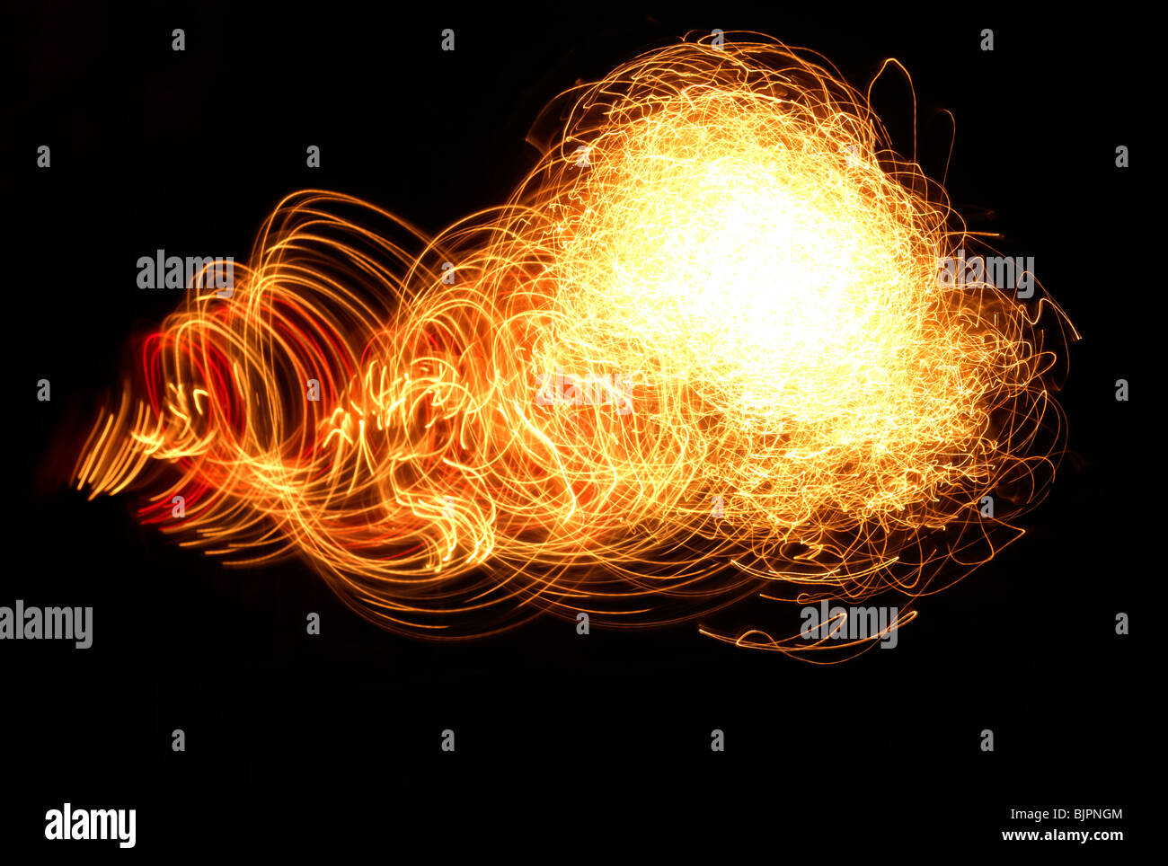 energia di palla di fuoco Foto Stock