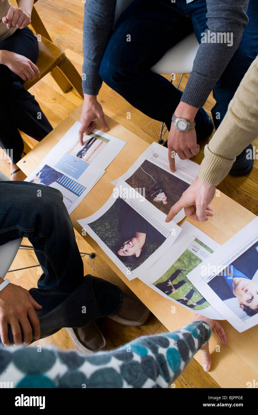 Gli imprenditori lavora Foto Stock