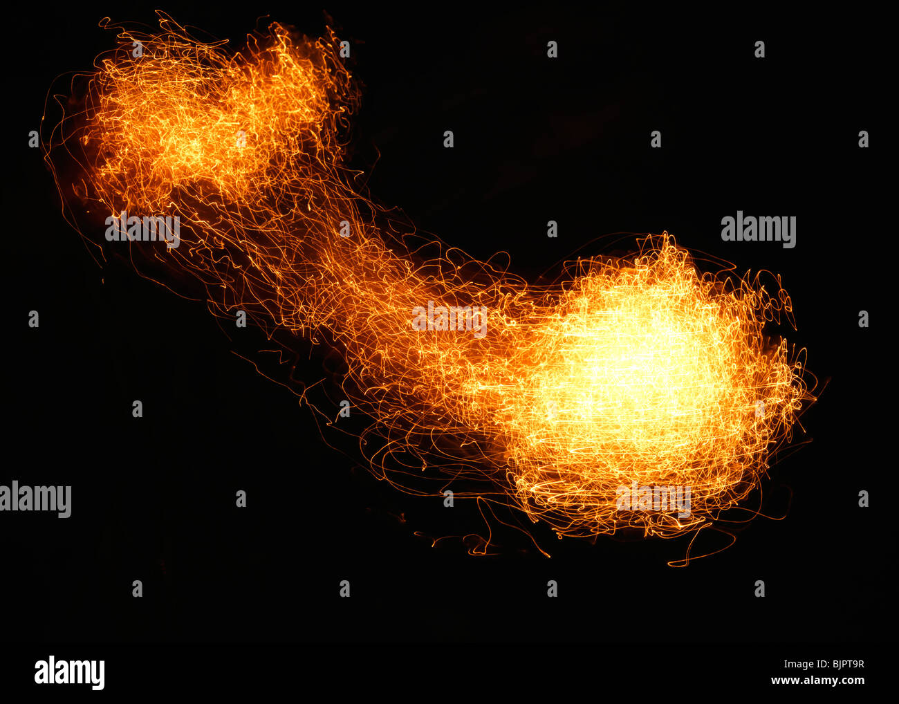 energia di palla di fuoco Foto Stock