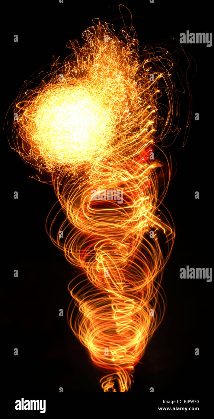 energia di palla di fuoco Foto Stock
