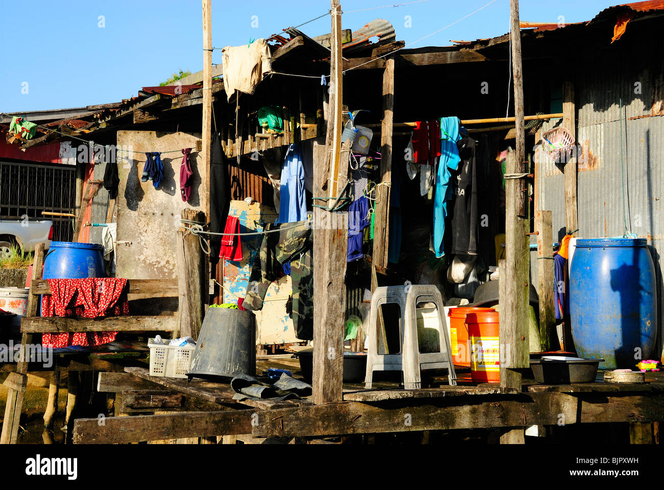 Villaggio di Pescatori di Ban Nam Khem, Thailandia Foto Stock