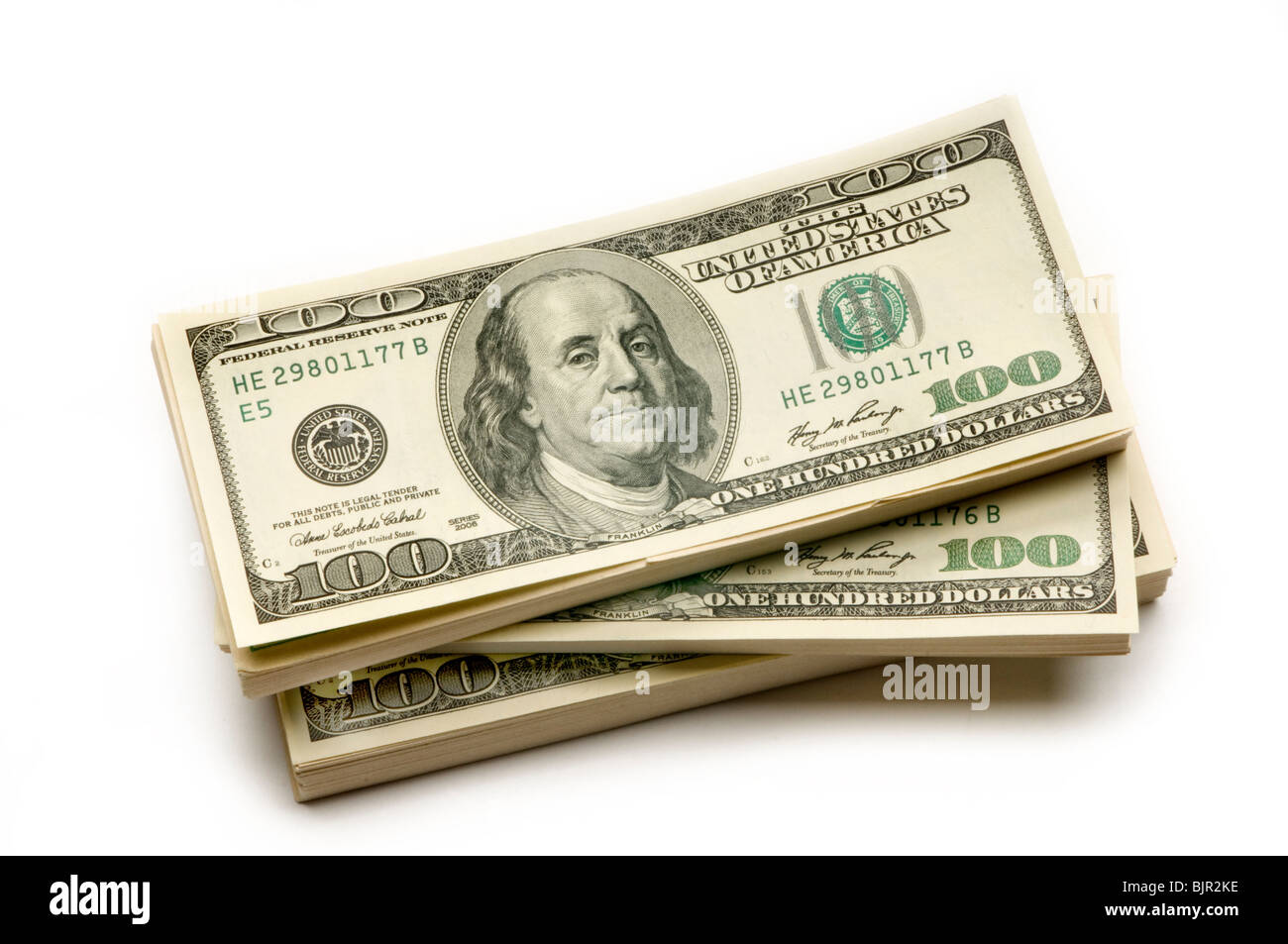 Pile d'America denaro Foto Stock