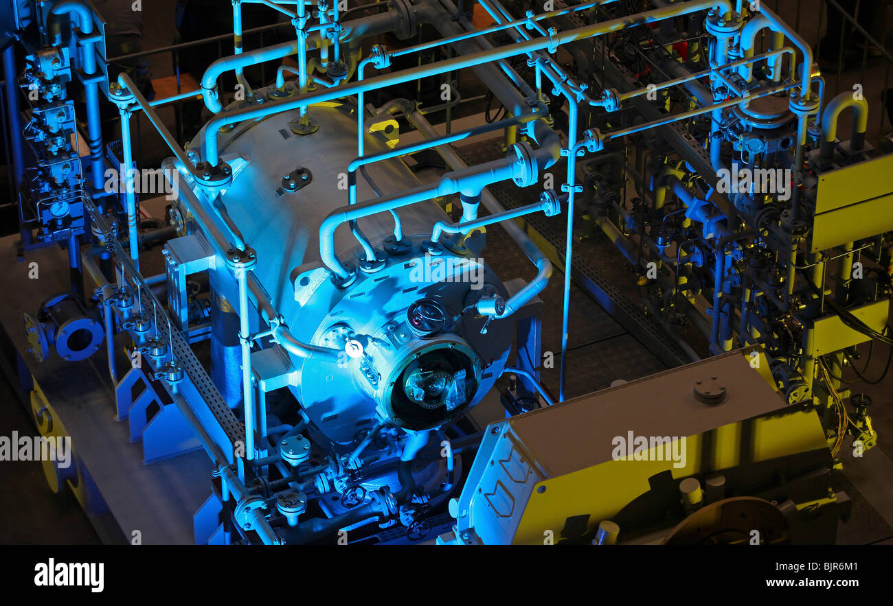 Siemens Power Generation, Mega Test Center, Duisburg, Germania Foto Stock