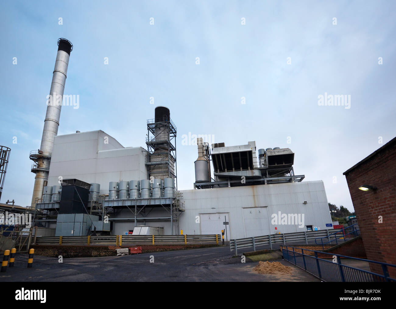 Gas powered CHP la produzione combinata di calore e del sistema di alimentazione Foto Stock