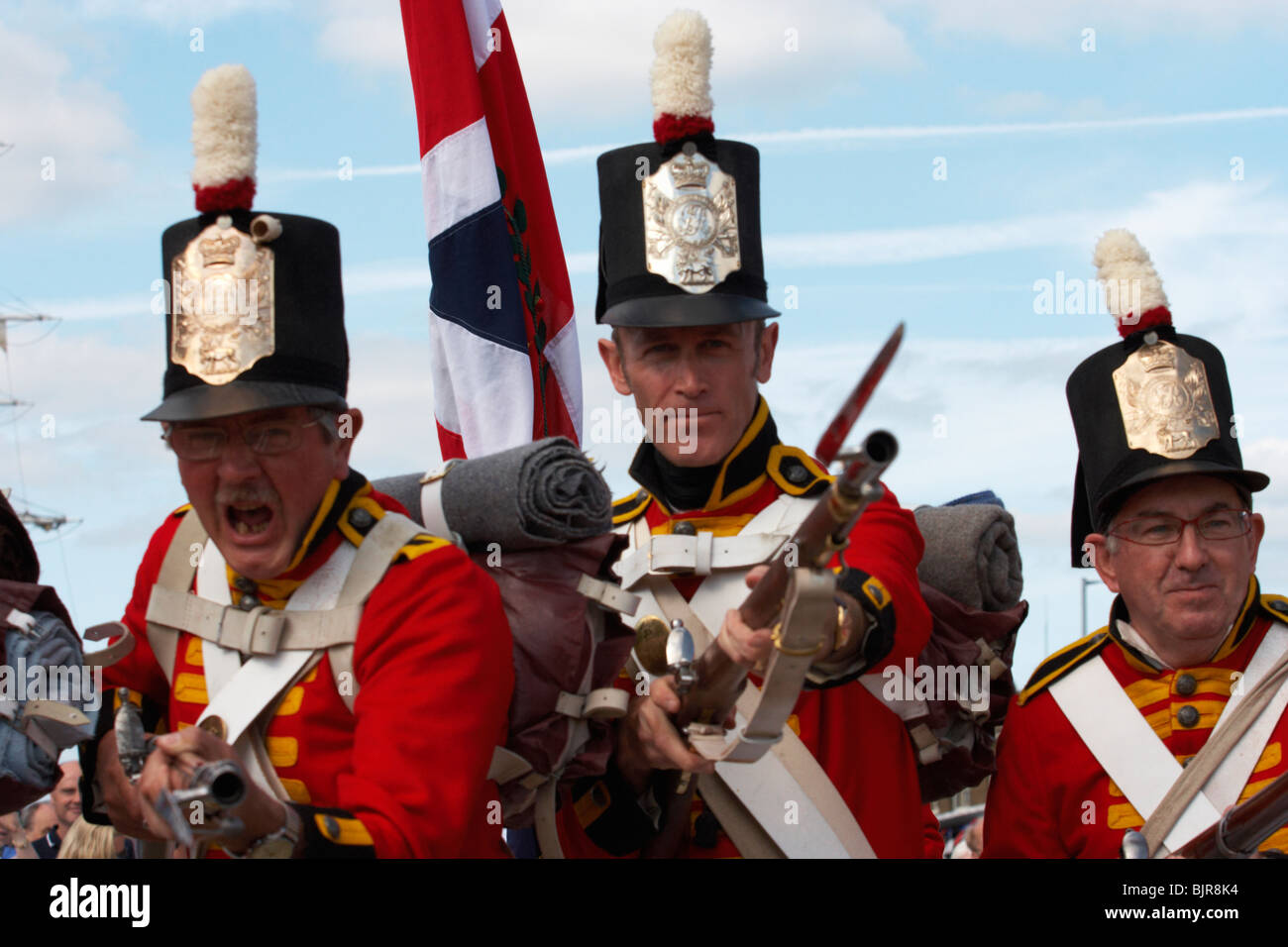 Il vecchio soldato, marittimo,la ricarica eseguire,Great Yarmouth,Norfolk, Regno Unito Foto Stock