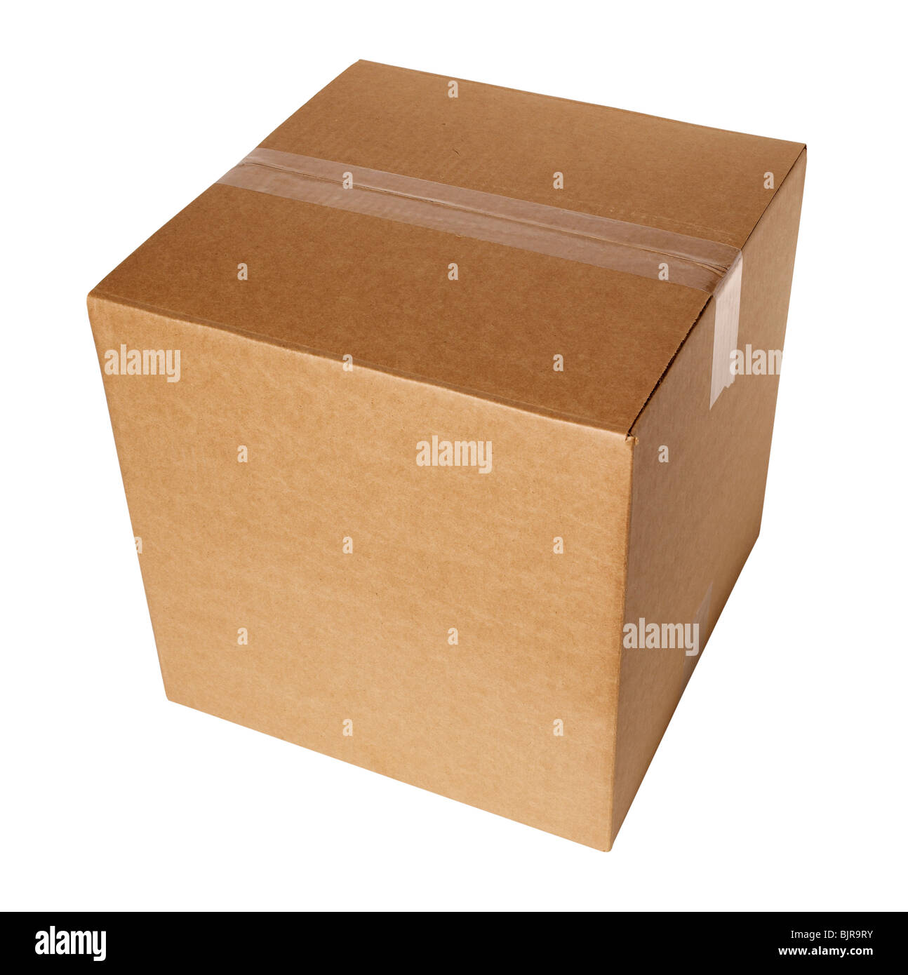 Cartoncino marrone scatola contenitore Foto Stock