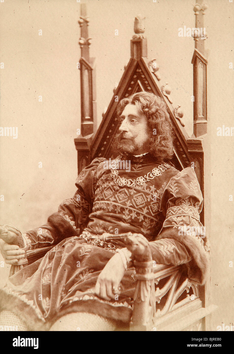 Il Granduca Costantino Constantinovich della Russia come frazione, 1900. Artista: Karl August Fischer Foto Stock