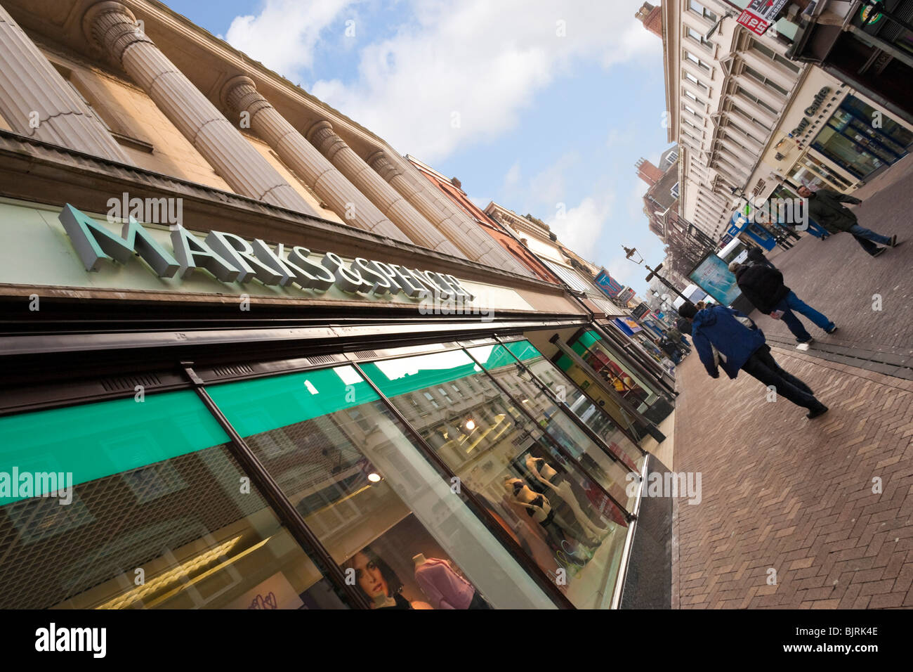 La Marks & Spencer store in Whitefriargate Hull East Yorkshire England Regno Unito Foto Stock